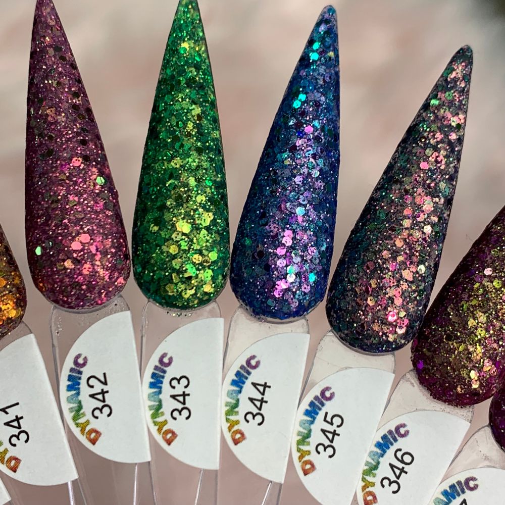 chameleon glitter acrylic powder jars - 5