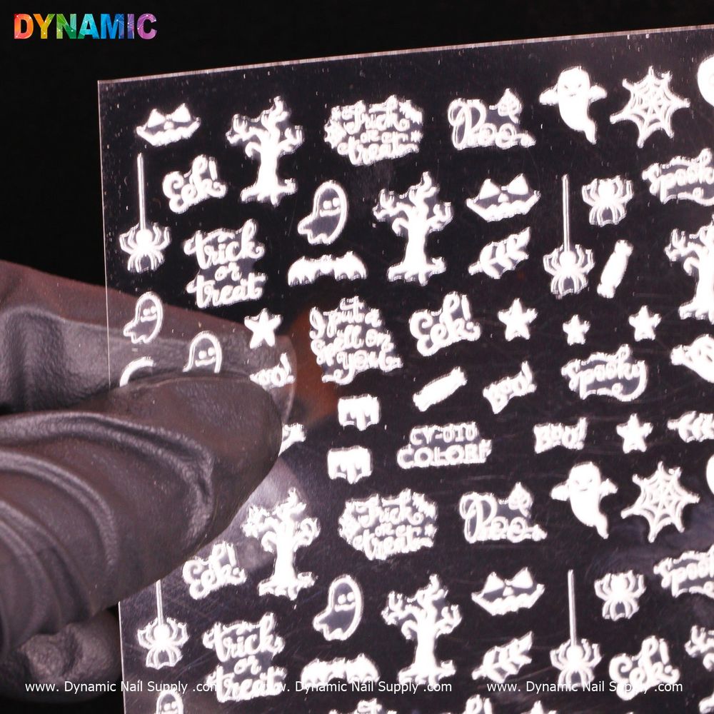 glow in the dark nail sticker - 3