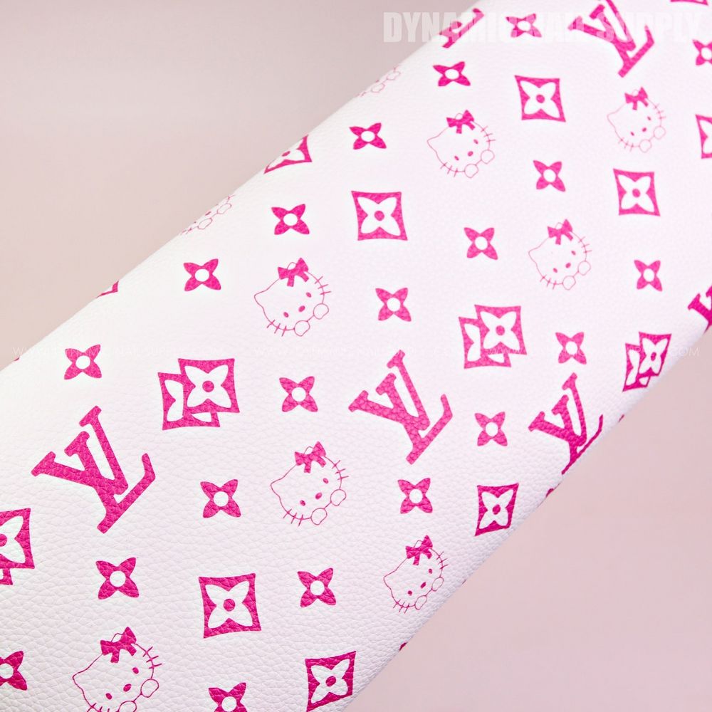 pink LV kitty leather armrest - 2