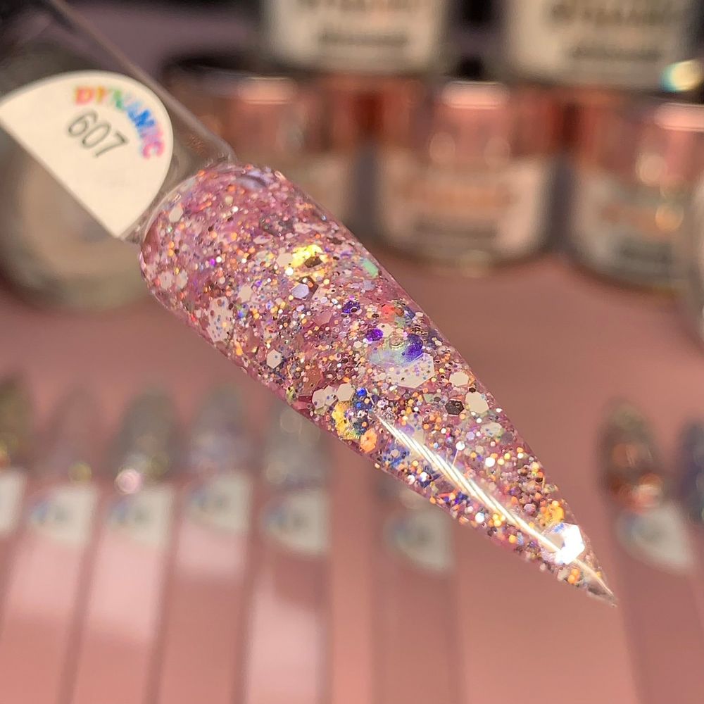 Valentine glitter acrylic powder jars - 13