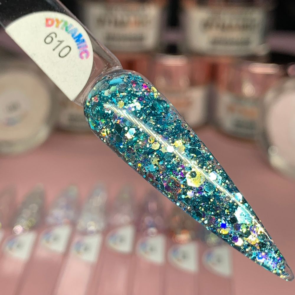 Valentine glitter acrylic powder jars - 19