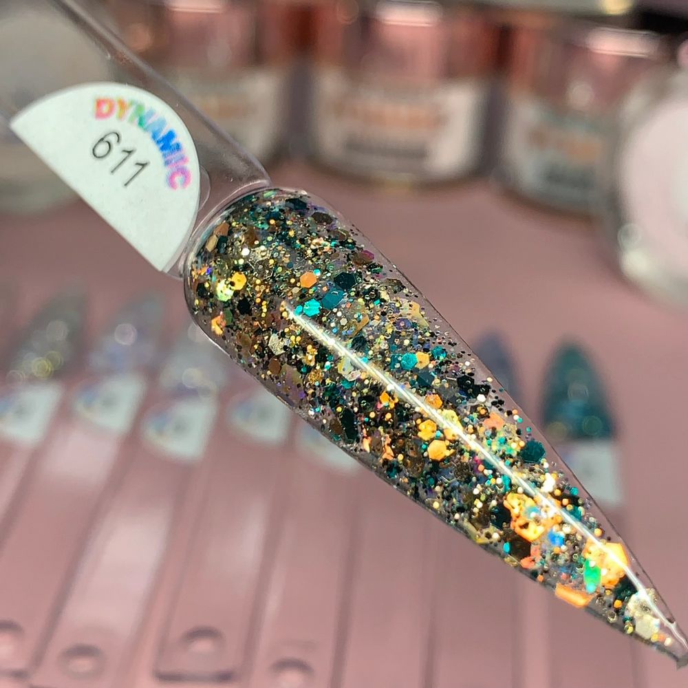 Valentine glitter acrylic powder jars - 20